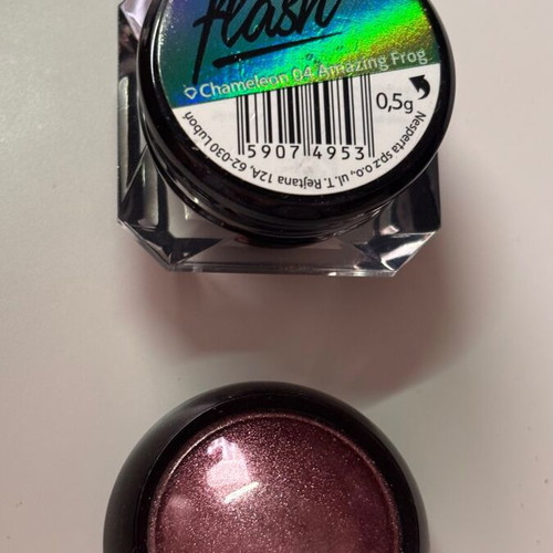 Semilac Semiflash Chameleon Amazing Frog and Pink Gold Nail Powder set new