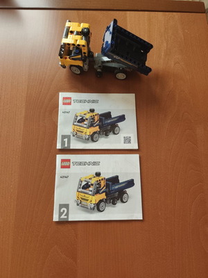 Lego Technic 42147 dump truck like new with assembly instructions