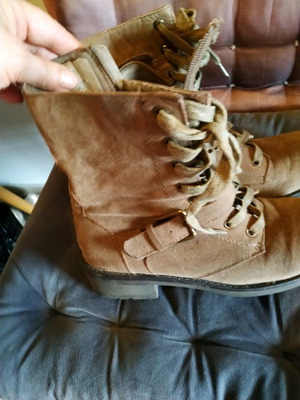 Brown ankle boots used, size 38, very good condition