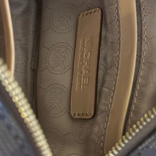Michael Kors crossbody bag like new, brown with beige details