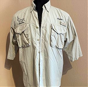 VINTAGE Columbia Shirt Men PFG Button Down Fishing Hiking Outdoor - ανδρικό πουκάμισο (μέγ. Μ)