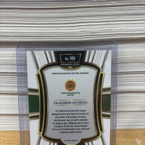 2025-26 Select Euroleague Premier Level Alvertis Red card new