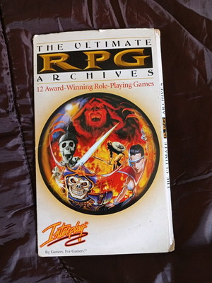 The Ultimate RPG Archives used, collection of 12 classic PC games (CDs) Interplay