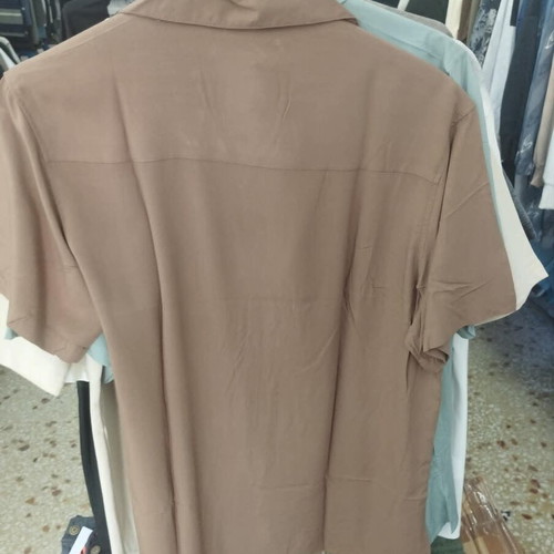 Men's Shirt 5520SOS new, brown, sizes S-XXL
