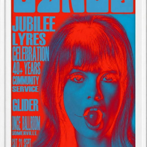 The Lyres poster with frame 32×23cm, new