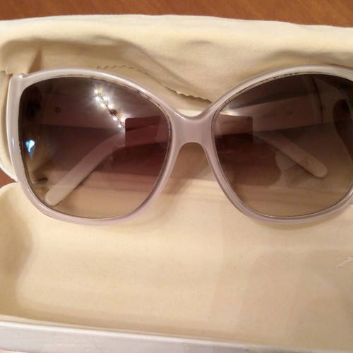 Chloe sunglasses like new, beige sugar color, UV filter