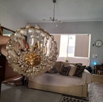 Original brass ceiling light like new