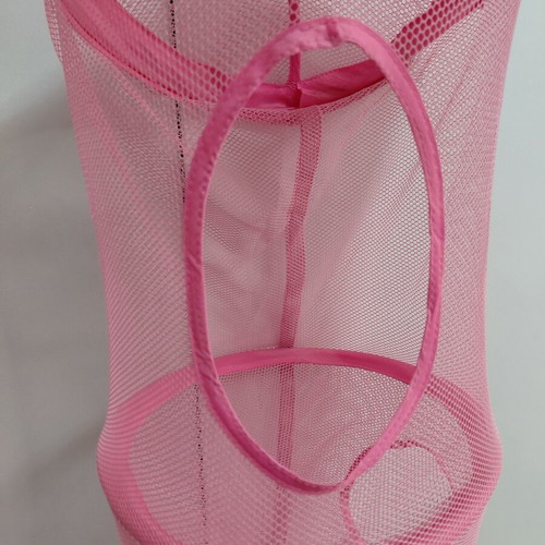 IKEA PS FÅNGST hanging storage organizer like new, mesh fabric, 6 compartments
