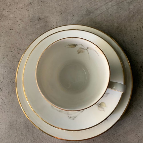 Porcelain vintage Bavaria Germany Scherzer tea set like new for 5 people