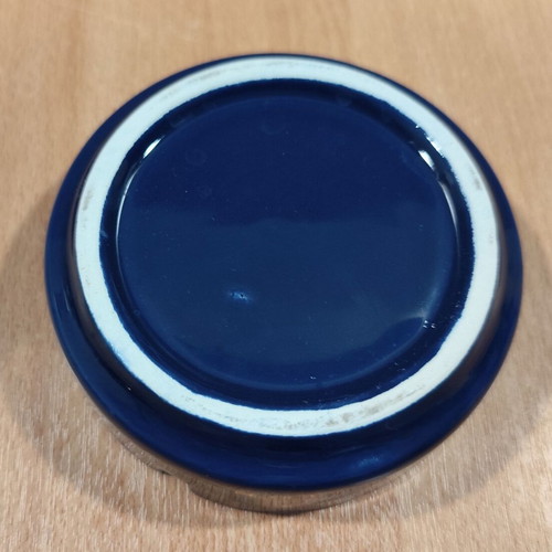 Ballantine's Scotch Whisky Ceramic Ashtray used, vintage small promotional