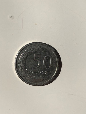 50 Groszy 2013 Poland coin used