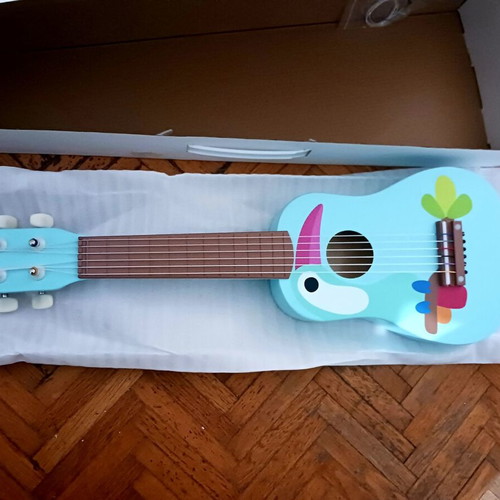 Toucan guitar wooden children's toy like new