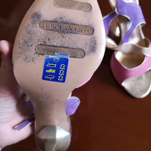 J.Bournazos sandals used, size 37, pink