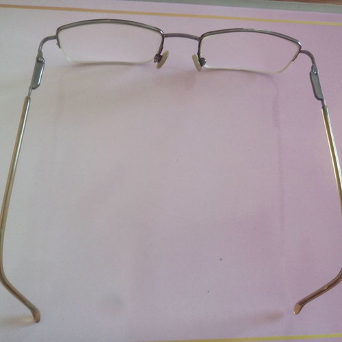 Metal glasses frame in bronze color like new