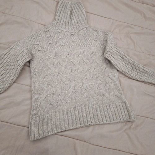 Ars women's knitted sweater 100% cotton, beige, size M