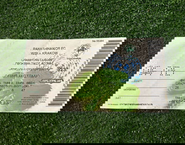 Panathinaikos-WISLA KRAKOW Champions league ticket