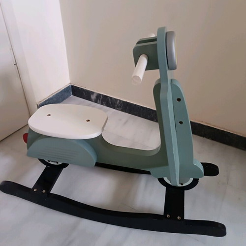 ChildHome rocking scooter like new, blue/black