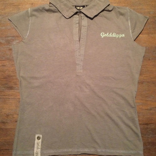 GOLDDIGGA ME ΒΑΘΥ V ΤΟΠ -ΧΑΚΙ- SIZE S
