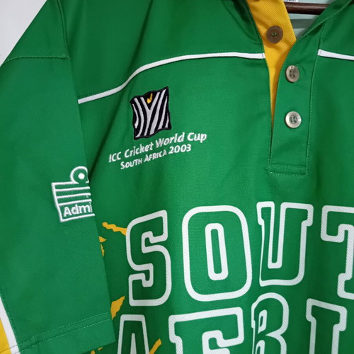 South Africa Cricket 2003 World Cup Admiral Official Jersey new authentic XL