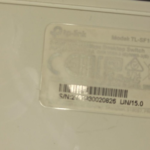 Ethernet Switches TP-Link and D-Link used, pack of 4, 10/100 Mbps, 5/8 ports