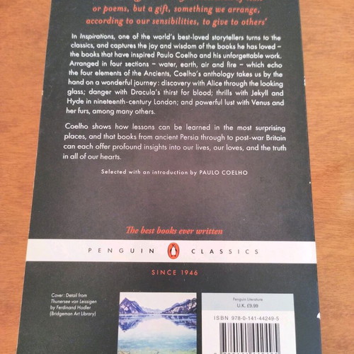 Book Inspirations Selections from Classic Literature used, English
