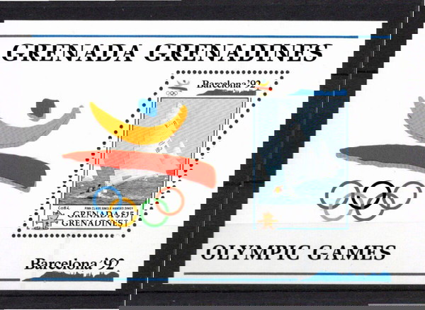 Γρενάδα Γρεναδίνες 1992 Olympic Games - Barcelona, Spain BL MNH  Φεγιε  κομπλε σετ ασφραγιστο λουξ
