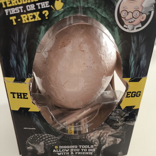 Dinosaur Egg Excavation Set with 12 Miniature Dinosaurs and Tools