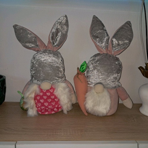 Handmade gnome 38 cm new with carrot