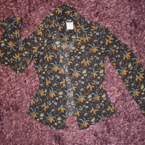 Dolce & Gabbana vintage silk shirt with floral print used, size 42