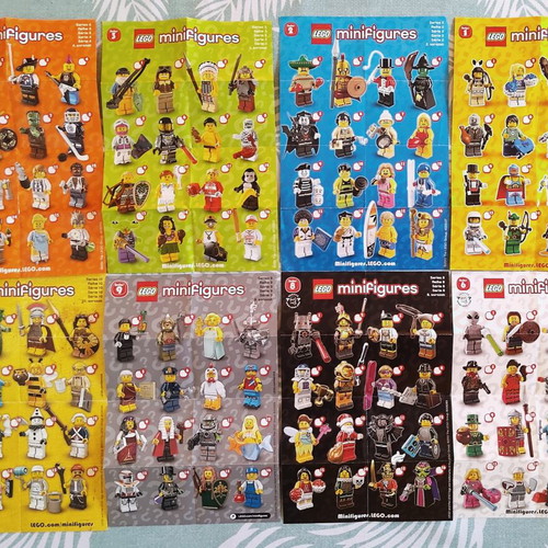 Lego LEFO Collectible Minifigures Series 1 2 3 4 6 8 9 10 used