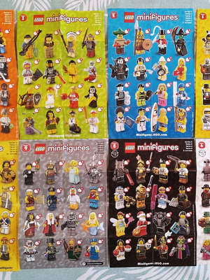 Lego LEFO Collectible Minifigures Series 1 2 3 4 6 8 9 10 used
