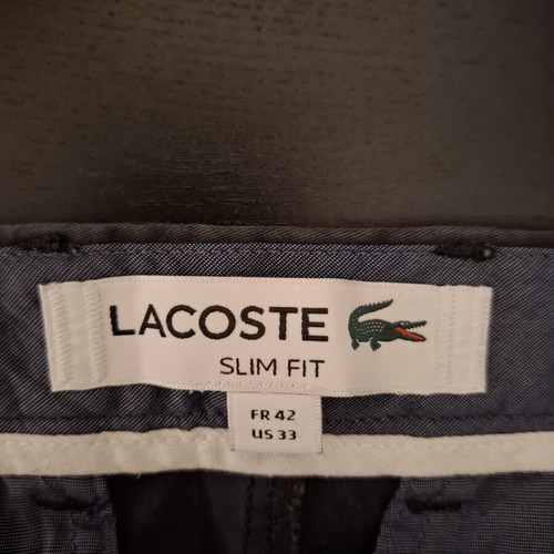 Lacoste men's shorts slim fit, like new, dark blue, size M