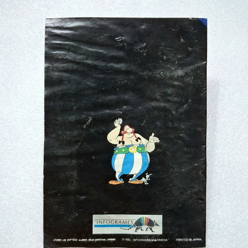 Asterix & Obelix SNES game with manual and Greek instructions used