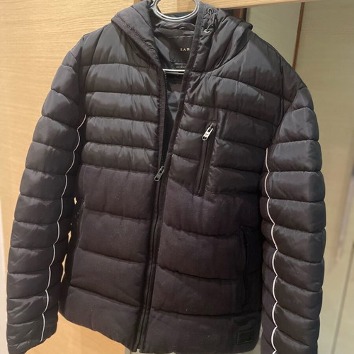 Zara men's black jacket like new, size XL