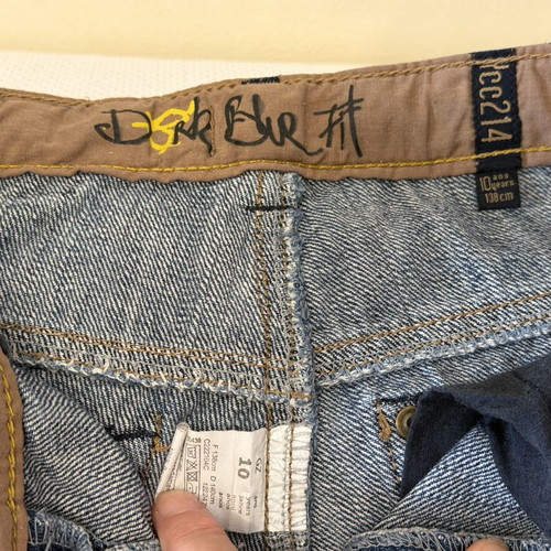 Kids' denim pants set, like new, for 9-10 years old