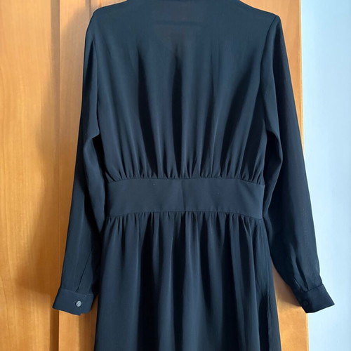 Black blouse dress like new with slits