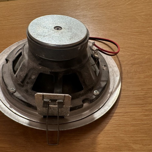 Ceiling speakers set of 2, round recessed design