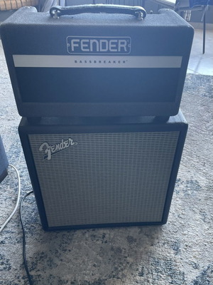 Fender Bassbreaker 007 Head and SC112 Enclosure used tube amp set