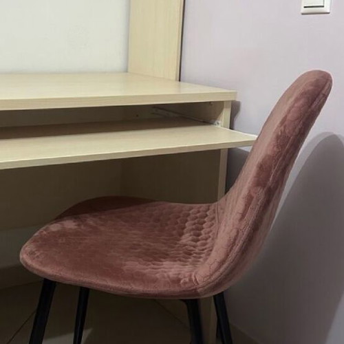 Suede chairs like new, set of 2 pieces