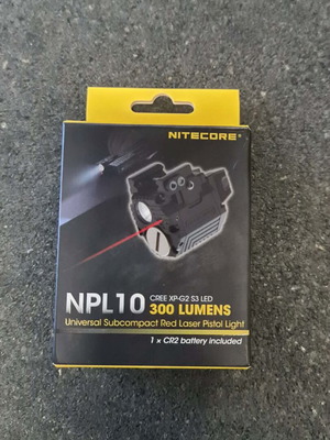Nitecore NPL10 Tactical Flashlight new