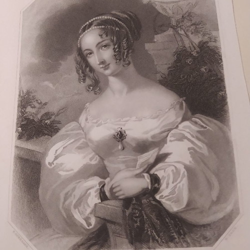 Chalcography 1836 Lesbia used from Byron's minor poems