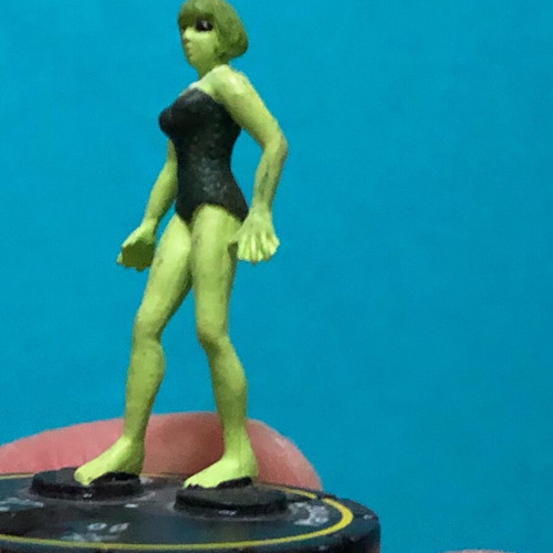 Marrina #034 Rookie HeroClix like new, Marvel Comics Armor Wars Wave