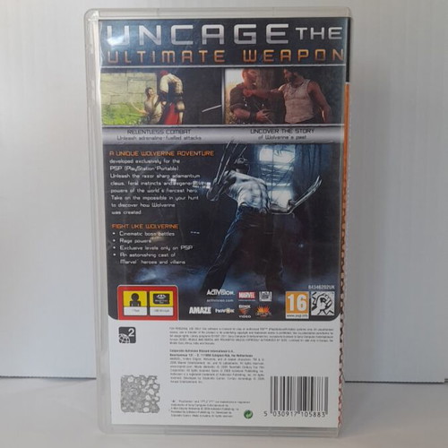 X-Men Origins Wolverine PSP game like new, English version, complete with manual
