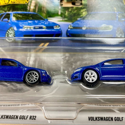 Hot Wheels Premium Volkswagen Golf R32 & Golf MK7 new collector set