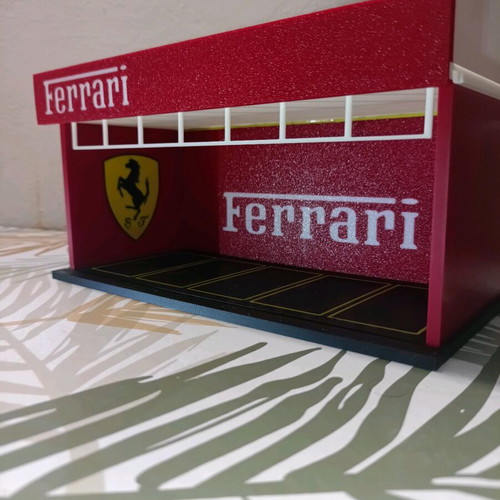 Ferrari Car Parking Diorama 1:64 New, illuminated