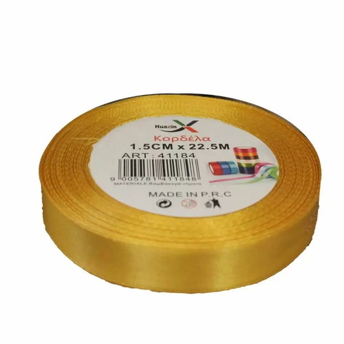 Decorative cotton ribbon 1.5cm x 22.5m new