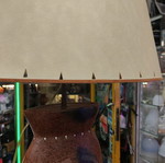 Table lamp used, height 70cm