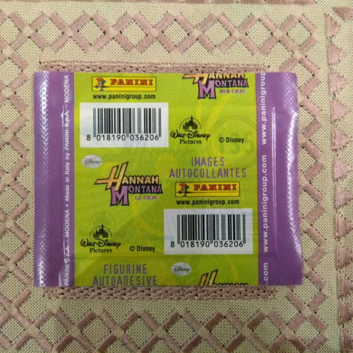 Σφραγισμένο φακελάκι Hannah Montana Panini καινούργιο