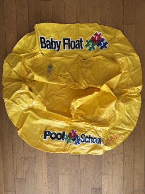 Intex Pool School Deluxe Baby Float like new, 79x79 cm