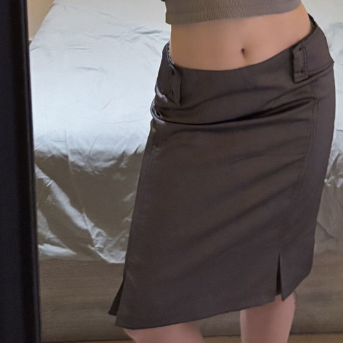 Vintage skirt like new, brown, size L